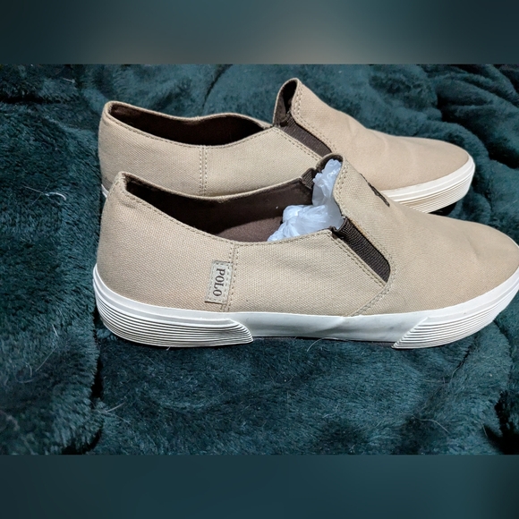 Polo by Ralph Lauren Tan Slip-On Men\'s Shoes 8D NWOT main image 5